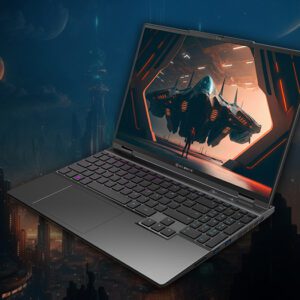 Gaming laptop - side view