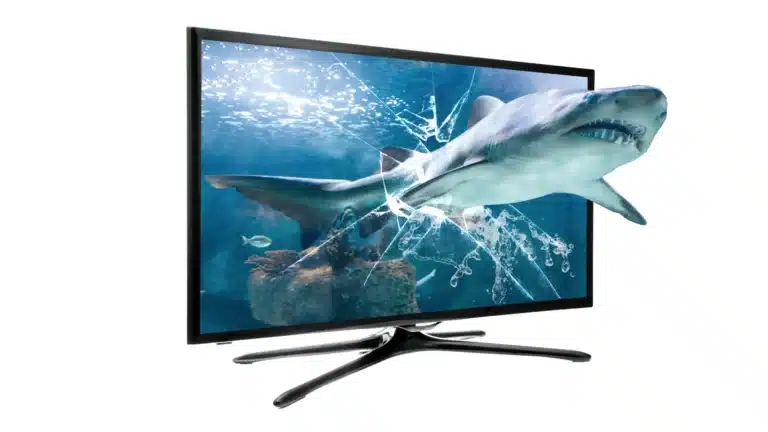 TV with whale